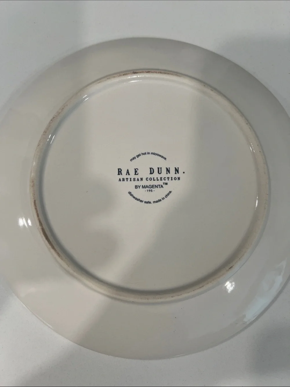 Rae Dunn 2pc YUM Plates.